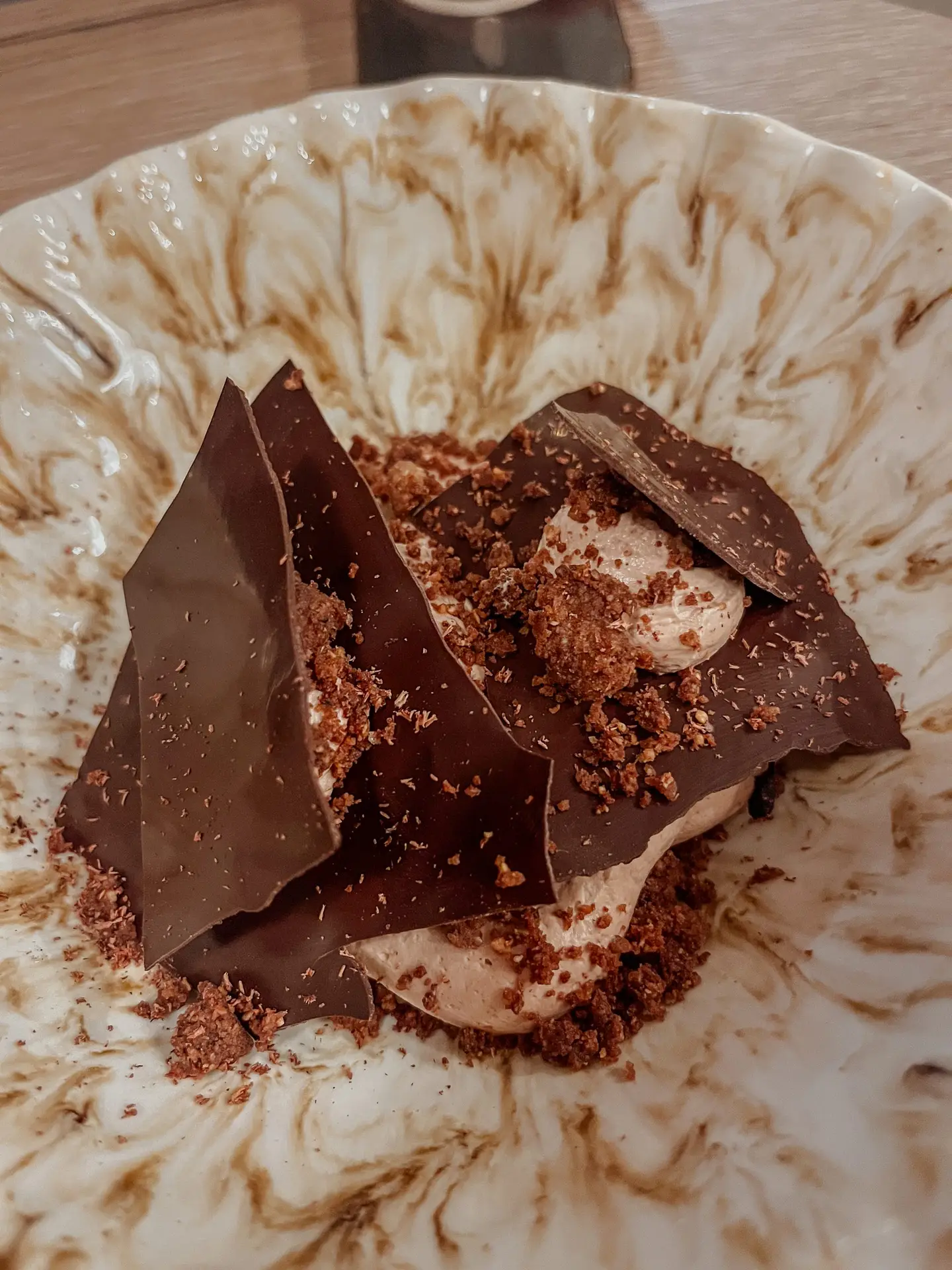 Assiette dessert tout chocolat