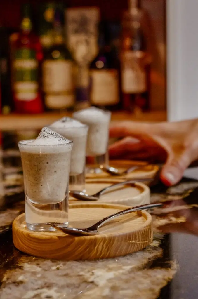 Verrine apéritive aux champignons