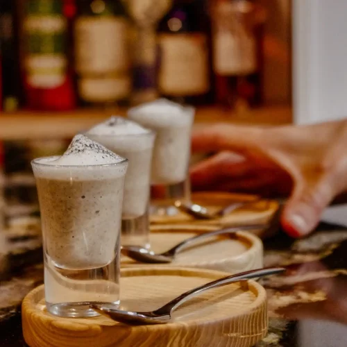 Verrine apéritive aux champignons